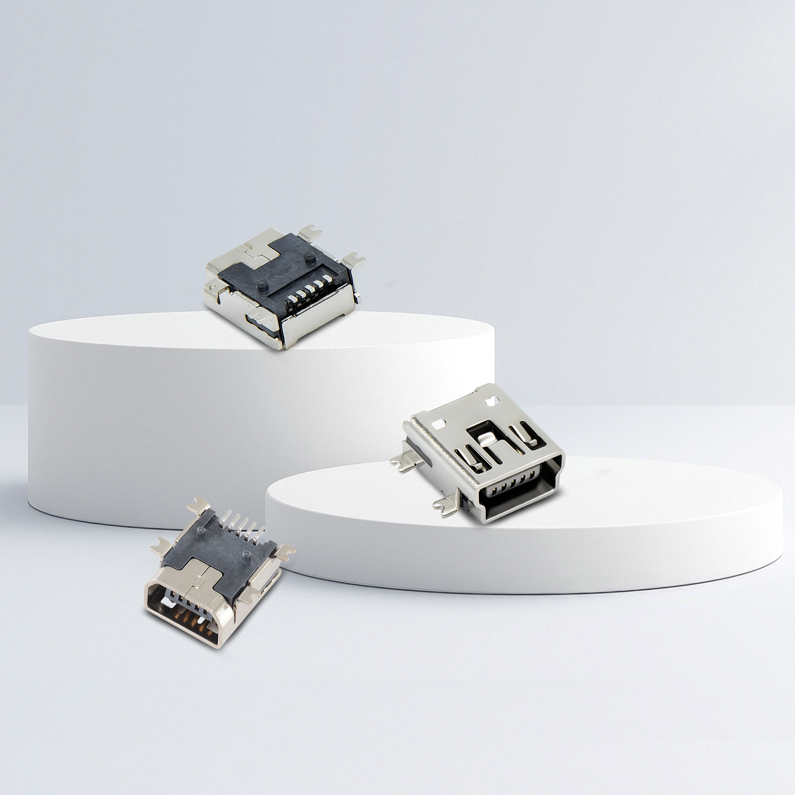 Mini USB 贴板式